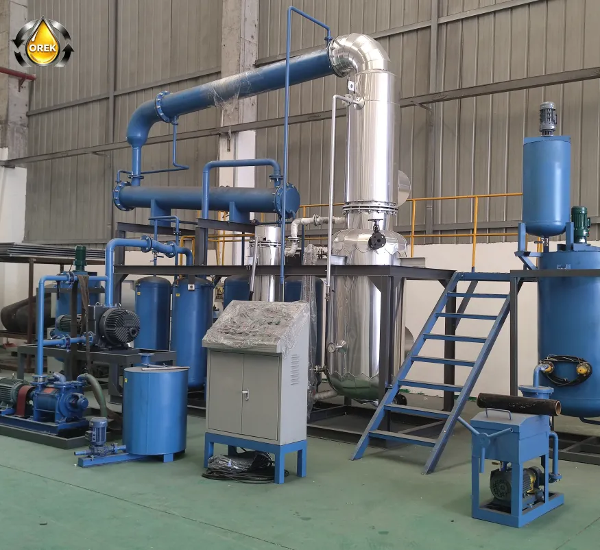 JZC Vacuum Waste Oil Recycling Plant (Waste Motor Oil to Base Oil)